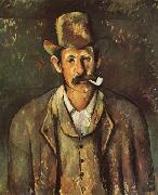 Paul Cezanne Man with a Pipe Sweden oil painting artist